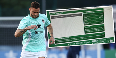 Leak-Foto! Arnautovic schon auf der Rapid-Homepage