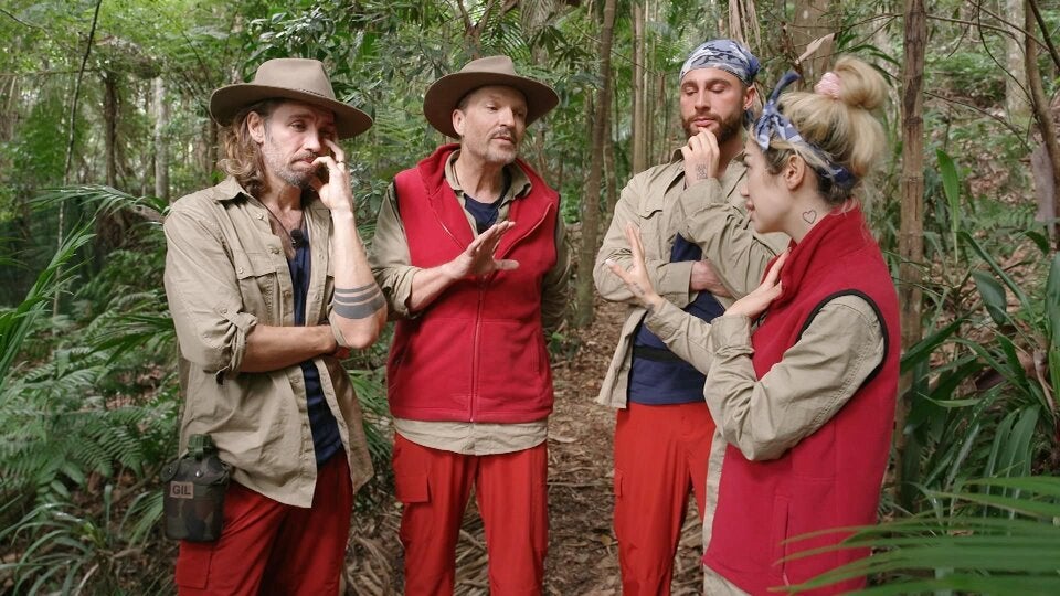 Gil Ofarim (l.), Ariel, Hardy Krüger (2.v.l.) und Umut Tekin 