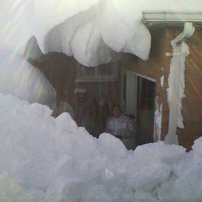 So viel Schnee liegt in Buffalo