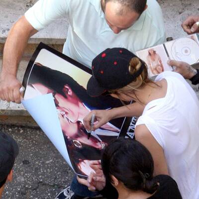 Jennifer Lopez mit Zwillingen in Rom