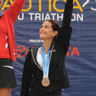 Teri Hatchter bewältigte Triathlon