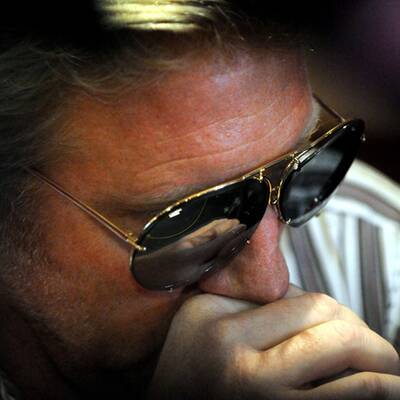 Boris Becker bei Poker-EM in Baden