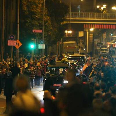 Stephen Gately Trauerfeier