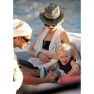 Gwen Stefani und Familie genießen St. Barth