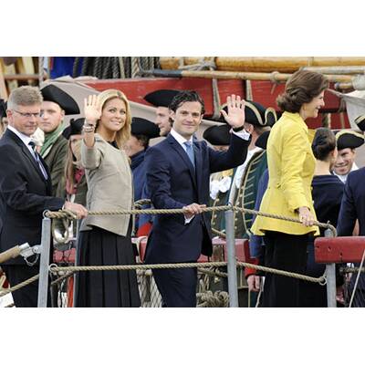 Schwedische Königsfamilie im Hochzeitsfieber