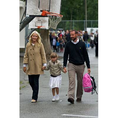 1. Schultag: Prinzessin Ingrid Alexandra