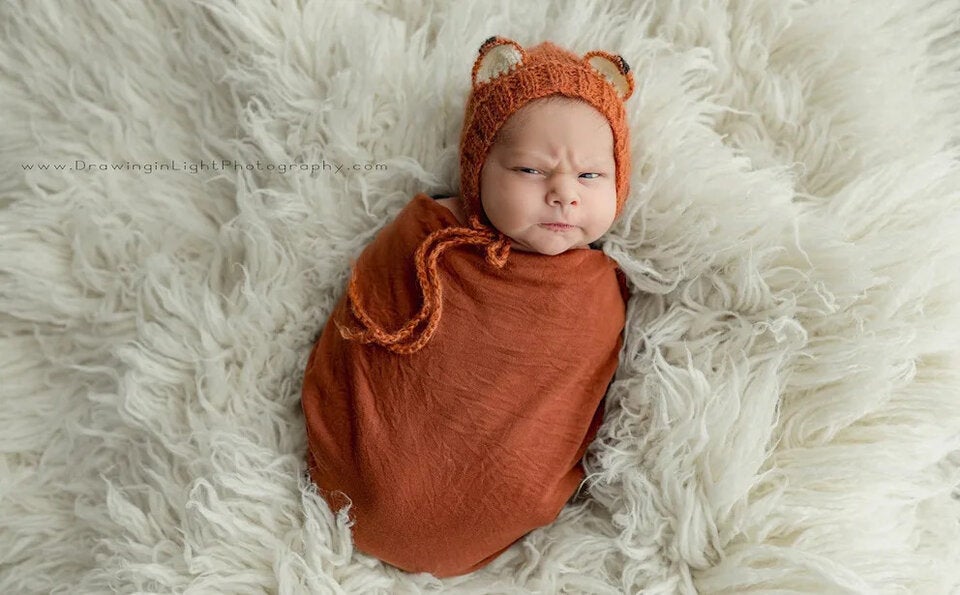 Grimmiges Baby wird zur Internet-Sensation