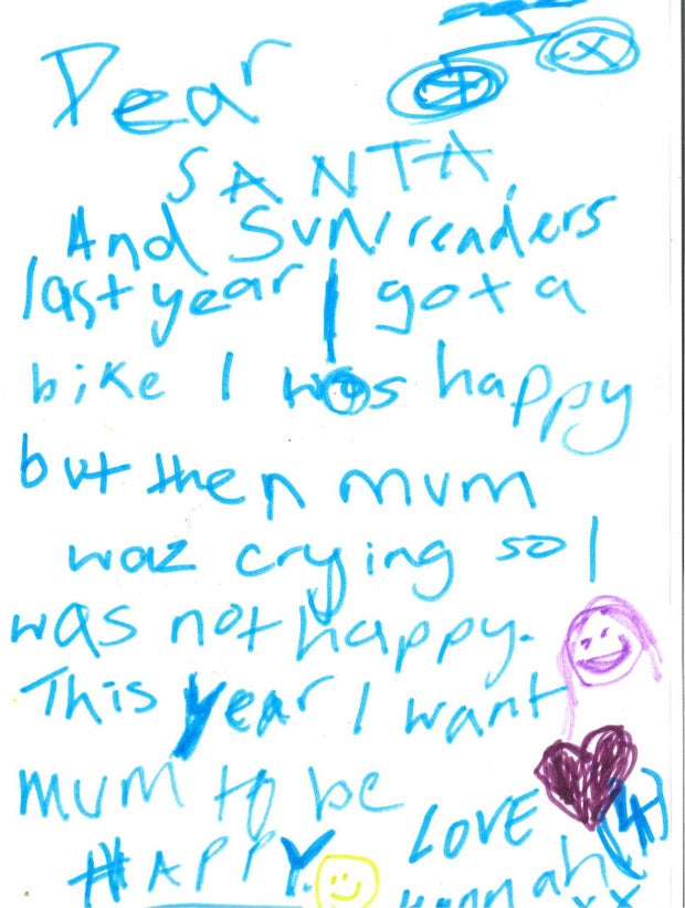 Die rührenden Briefe von Heimkindern an Santa Claus