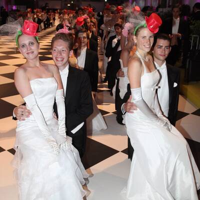 Der Auftakt zu einer wundervollen Ballnacht.