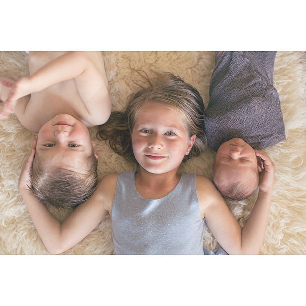 Bode Miller mit seinen Kindern Neesyn, Nate und Nash