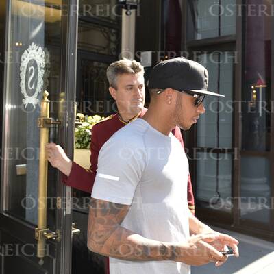 Lewis Hamilton in Wien