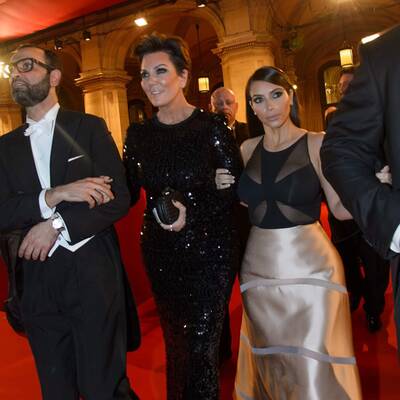 Kim Kardashian am Opernball