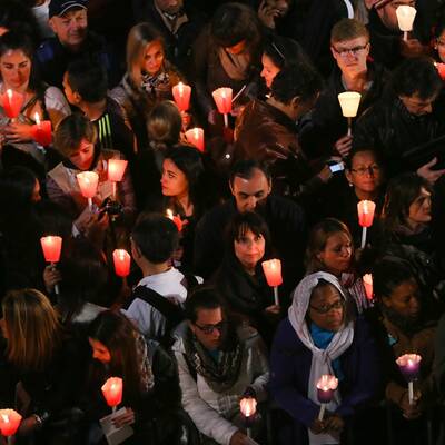 Franziskus betete mit tausenden Menschen