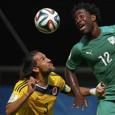 Bilder zu Kolumbien gegen Elfenbeinküste