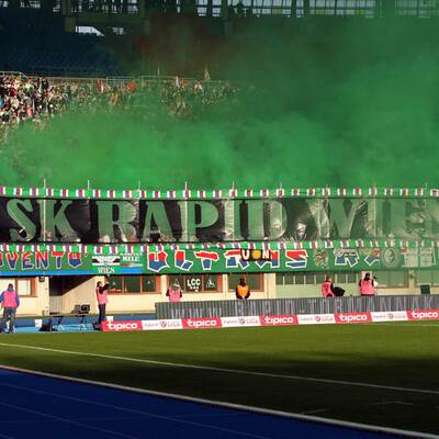 Wiener Derby: Randale auf der Tribüne