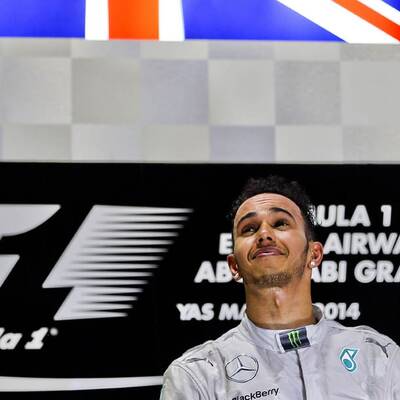 So jubelte Lewis Hamilton über den Titel