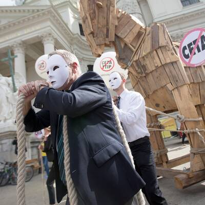 Demo gegen CETA und TTIP