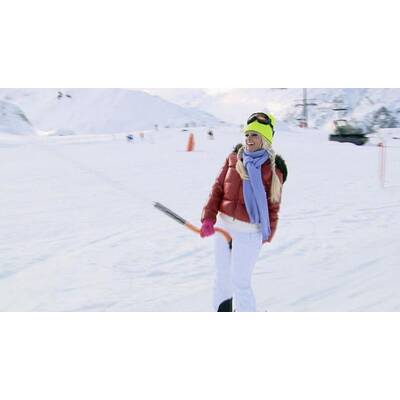 Natürlich blond: Daniela Katzenberger in Ischgl