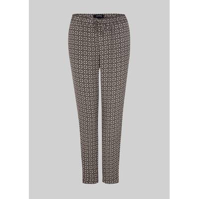 Krepppants mit raffiniertem Ornamentikmuster, comma,  89,99 EUR