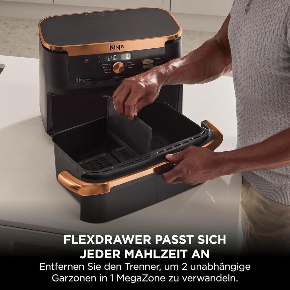 Ninja Foodi FlexDrawer Dual Zone Heißluftfritteuse