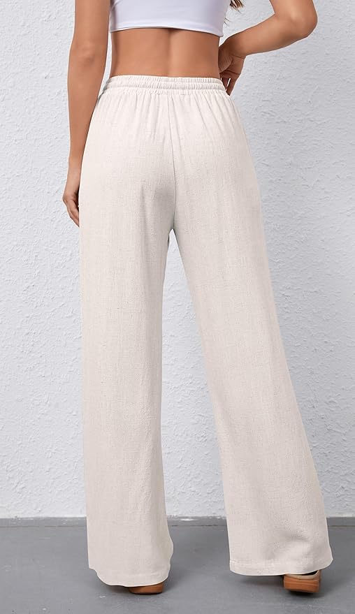 NONSAR Hose Damen Baumwoll Freizeithose