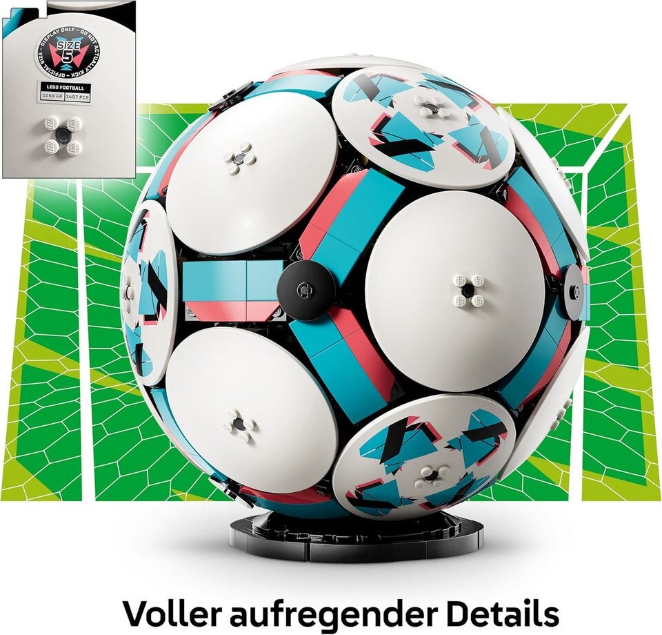 LEGO Editions Fußball Spielzeug - 3D Modellbau mit interaktivem Miniaturstadion