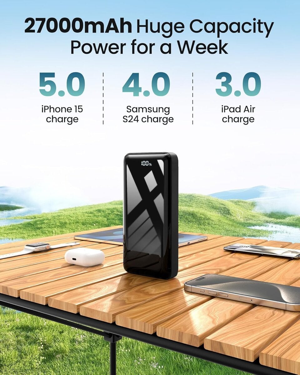 Power Bank 27000mAh - Jetzt auf Amazon!