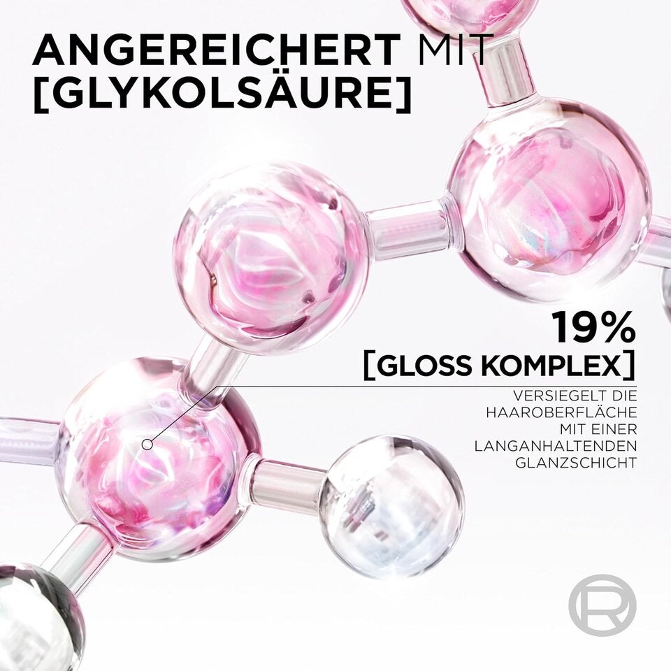 L'Oréal Paris Elvital Glycolic Gloss Bundle mit Shampoo, Spülung