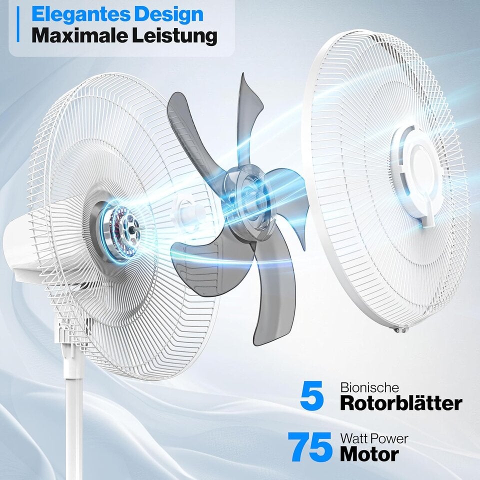 KESSER® Stand-Ventilator Frosty mit Wasser Ultraschall-Sprühnebel Wasserkühlung