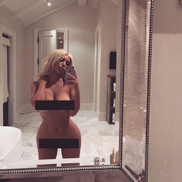 Kim Kardashian: Nacktselfie auf Instagram