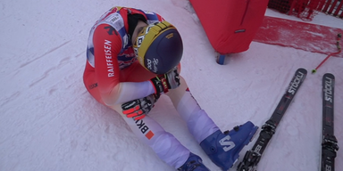 Kitzb&uuml;hel-Drama: Ski-Star weint im Ziel vor lauter Schmerzen