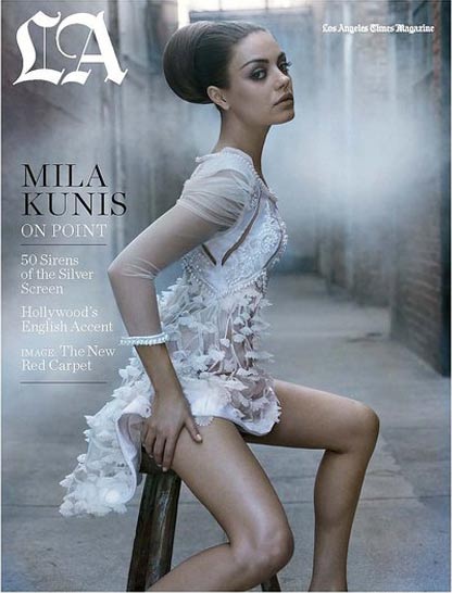 Mila Kunis im LA Times Magazine