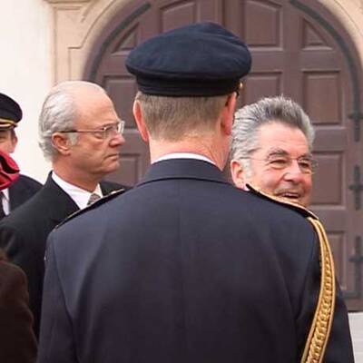 König Carl XVI. Gustaf und Königin Silvia in Wien