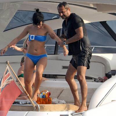 Kate Moss lässt den Busen blitzen