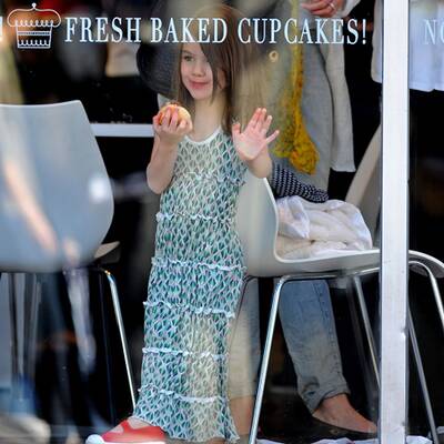 Idyllisch: Familie Cruise im Park