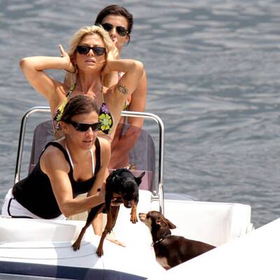 Elisabetta Canalis' Mädelstag am See