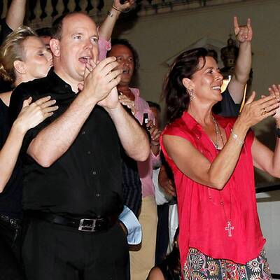 Albert, Charlene & Caroline rocken zu ZZ Top