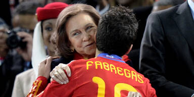 Royale Fußballfreude