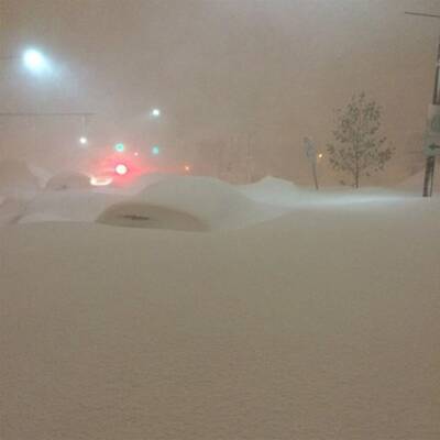 So viel Schnee liegt in Buffalo