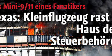 Selbstmörder flog Flugzeug in Bürohaus