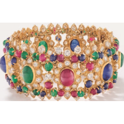 Großer Mogul mit einem 362-Karat-Smaragd