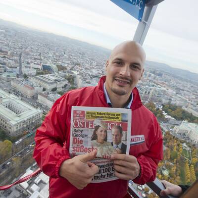 Die Bilder zum Rekord-Sprung