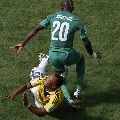 Bilder zu Kolumbien gegen Elfenbeinküste