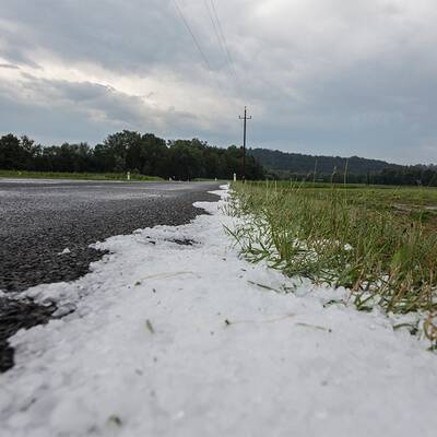 Hagel aus Superzelle