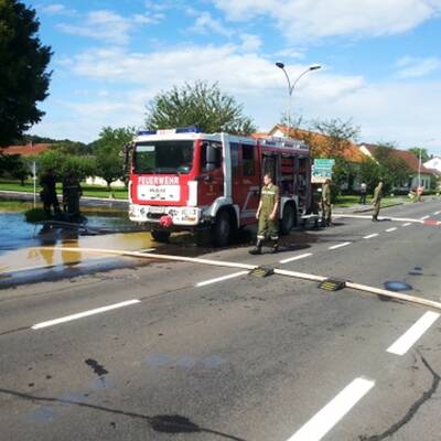 Unwetter-Großeinsatz im Bezirk Jennersdorf