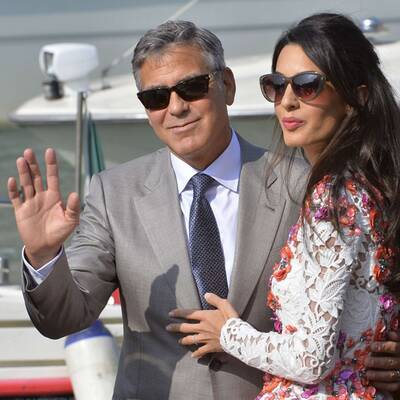 George Clooney & Amal: Die ersten Fotos nach der Hochzeit