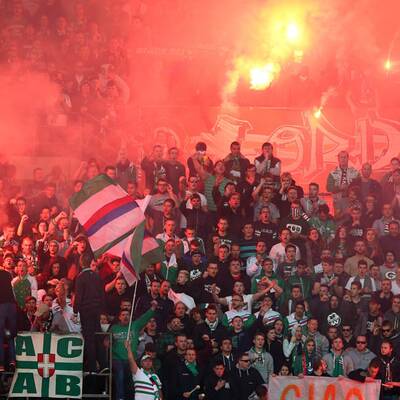 Wiener Derby: Randale auf der Tribüne