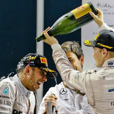 So jubelte Lewis Hamilton über den Titel