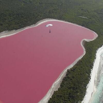 Hier befindet sich der See