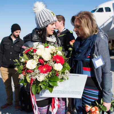 Bilder: Fenninger in Salzburg gelandet